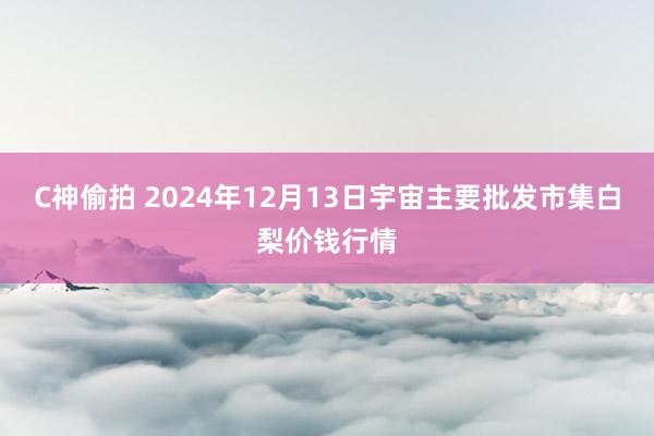 C神偷拍 2024年12月13日宇宙主要批发市集白梨价钱行情