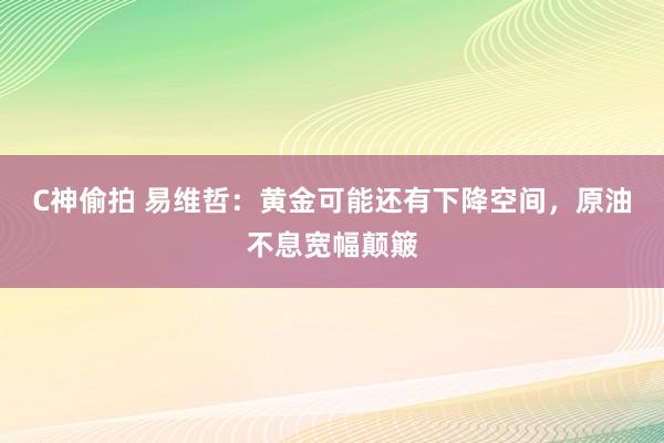 C神偷拍 易维哲：黄金可能还有下降空间，原油不息宽幅颠簸