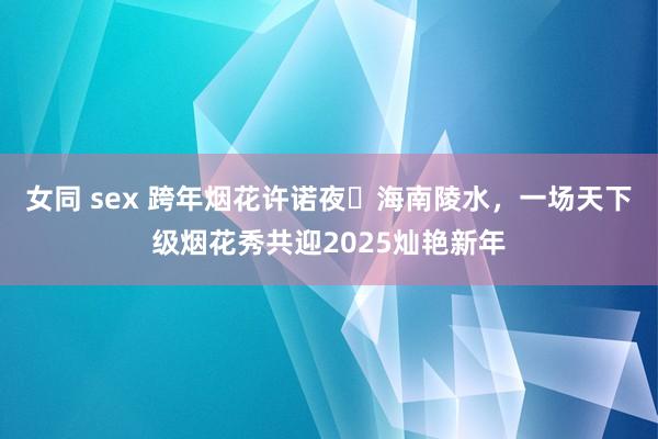 女同 sex 跨年烟花许诺夜・海南陵水，一场天下级烟花秀共迎2025灿艳新年
