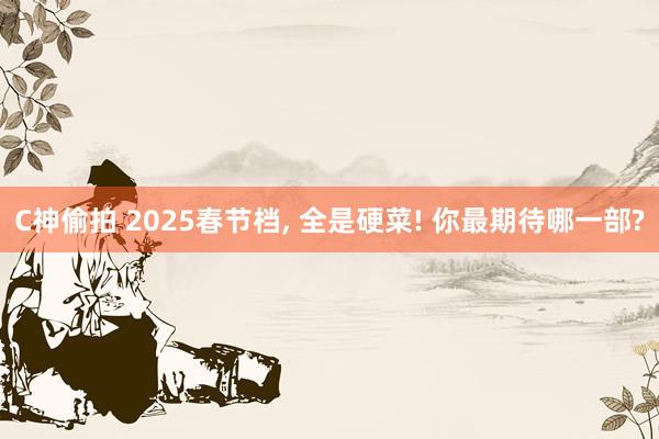 C神偷拍 2025春节档， 全是硬菜! 你最期待哪一部?