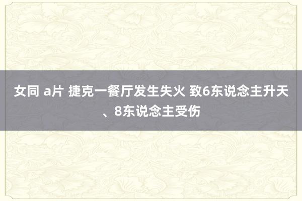 女同 a片 捷克一餐厅发生失火 致6东说念主升天、8东说念主受伤