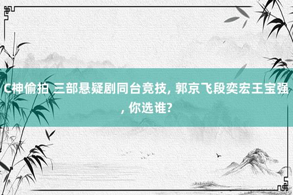 C神偷拍 三部悬疑剧同台竞技， 郭京飞段奕宏王宝强， 你选谁?