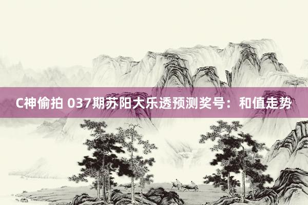 C神偷拍 037期苏阳大乐透预测奖号：和值走势