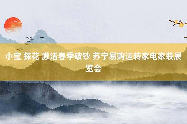 小宝 探花 激活春季破钞 苏宁易购运转家电家装展览会