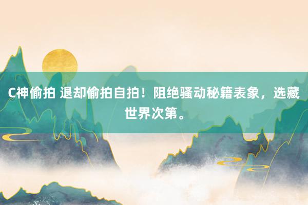 C神偷拍 退却偷拍自拍！阻绝骚动秘籍表象，选藏世界次第。
