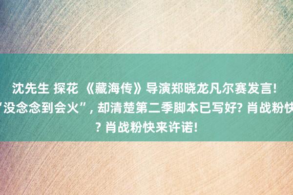沈先生 探花 《藏海传》导演郑晓龙凡尔赛发言! 嘴上说“没念念到会火”, 却清楚