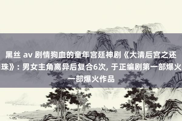 黑丝 av 剧情狗血的童年宫廷神剧《大清后宫之还君明珠》: 男女主角离异后复合6